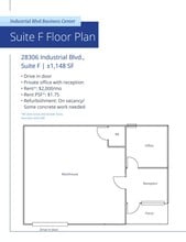 28301 Industrial Blvd, Hayward, CA à louer Plan d’étage– Image 1 sur 1