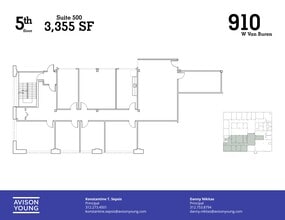 910 W Van Buren St, Chicago, IL à louer Plan de site– Image 1 sur 1