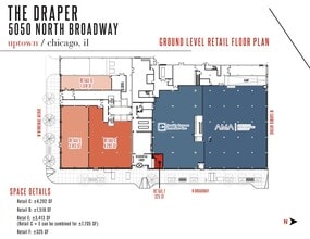 5050 N Broadway St, Chicago, IL à louer Plan d’étage– Image 1 sur 1