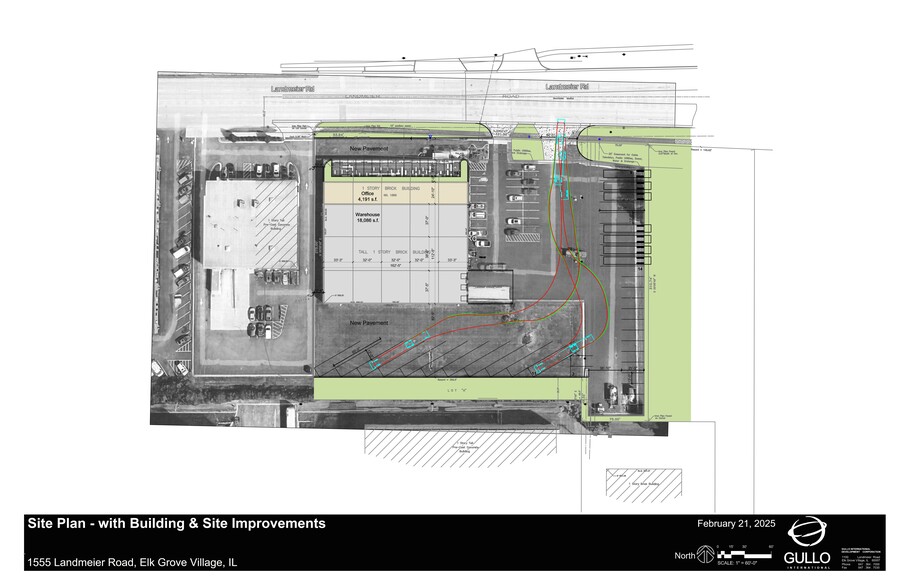 1555 Landmeier Rd, Elk Grove Village, IL à louer - Plan de site – Image 2 sur 2