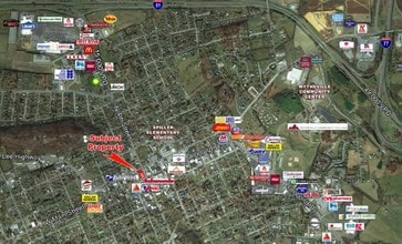 320 W Main St, Wytheville, VA - Vue aérienne vue de carte