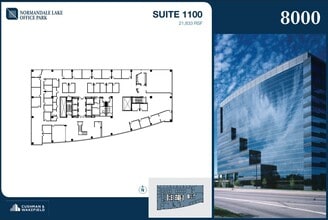 8000-8500 Normandale Lake Blvd, Bloomington, MN à louer Plan d’étage– Image 1 sur 2