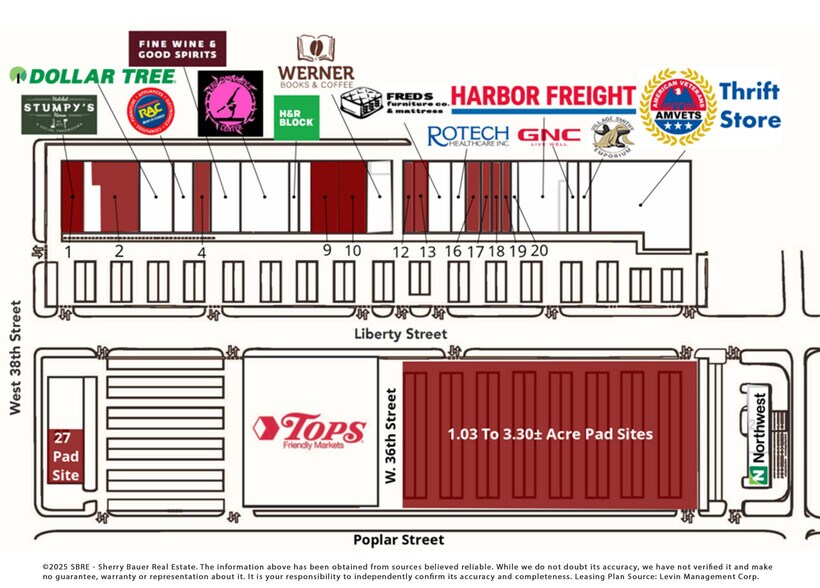 3424-3716 Liberty St, Erie, PA à louer - Plan de site – Image 3 sur 11