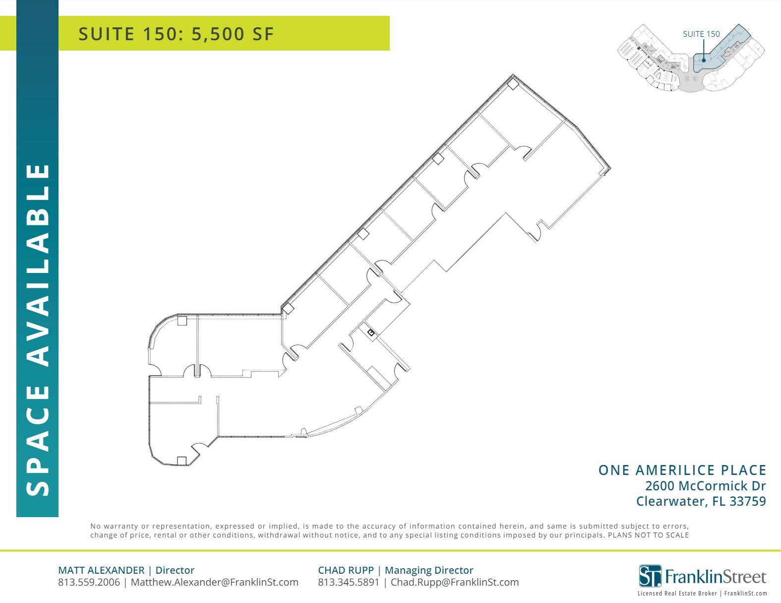 2600 McCormick Dr, Clearwater, FL à louer Plan d’étage– Image 1 sur 1