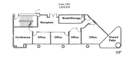 5001 E Commercenter Dr, Bakersfield, CA à louer Plan d’étage– Image 1 sur 1