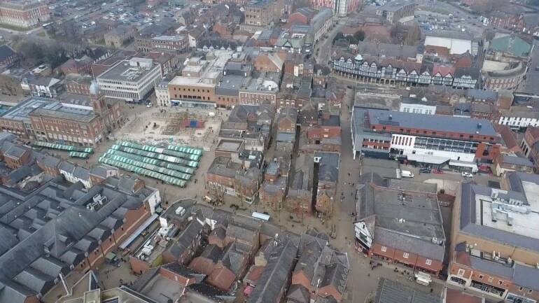 8-10 Central Pavement, Chesterfield à louer - Aérien – Image 2 sur 6