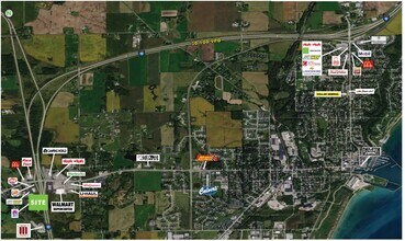 S Foster & Milan Dr, Saukville, WI - Vue aérienne  vue de carte