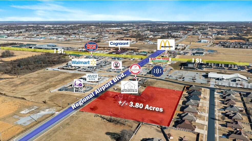 1261 SW Regional Airport Blvd, Bentonville, AR à vendre - Photo de l’immeuble – Image 1 sur 20