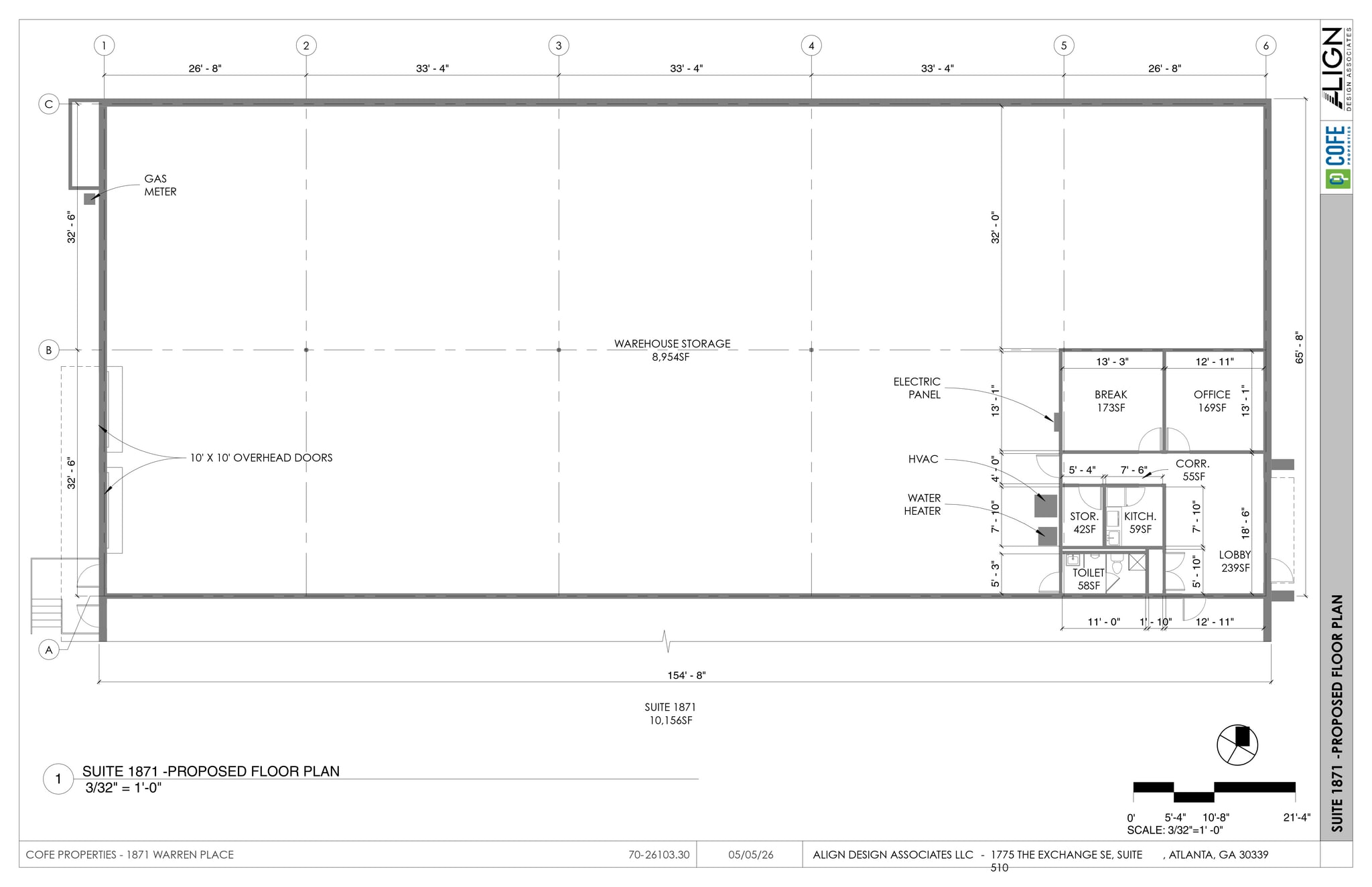 1841-1859 Warren Pl, Norcross, GA à louer Plan d’étage– Image 1 sur 1