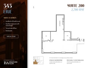 343 W Erie St, Chicago, IL à louer Plan d’étage– Image 1 sur 10