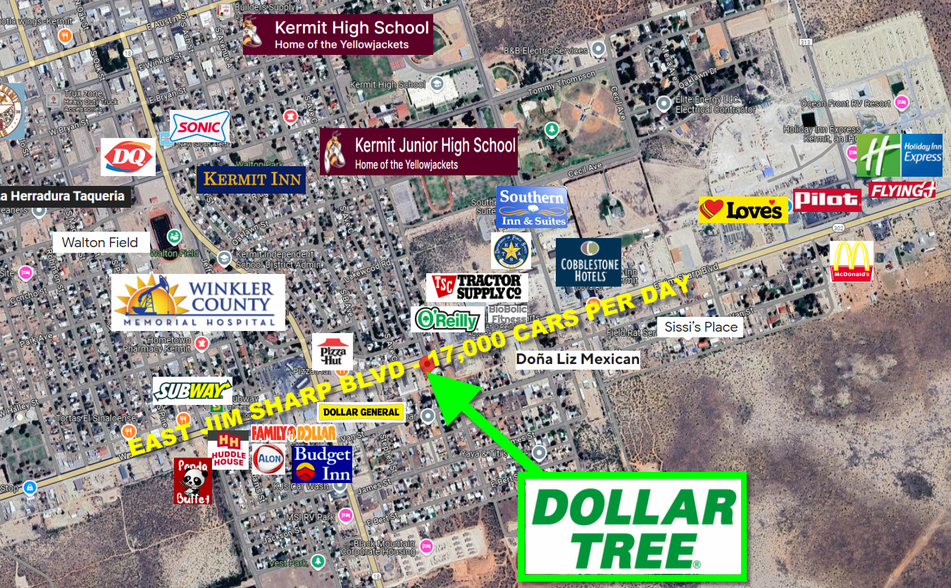 289 Jim Sharp Blvd, Kermit, TX à vendre - Photo de l’immeuble – Image 3 sur 11