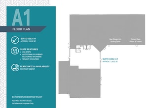 8252-8280 Clairemont Mesa Blvd, San Diego, CA à louer Plan d’étage– Image 1 sur 1