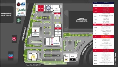 4910-4992 Verdugo Way, Camarillo, CA à louer Plan de site– Image 2 sur 2