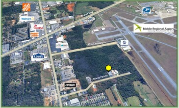 8033 Airway Park Dr, Mobile, AL - VUE AÉRIENNE  vue de carte