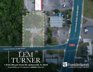 Plus de détails pour 0 Lem Turner Rd, Jacksonville, FL - Terrain à vendre