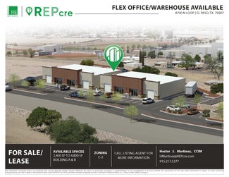 Plus de détails pour 8700 N Loop Dr, El Paso, TX - Terrain à louer