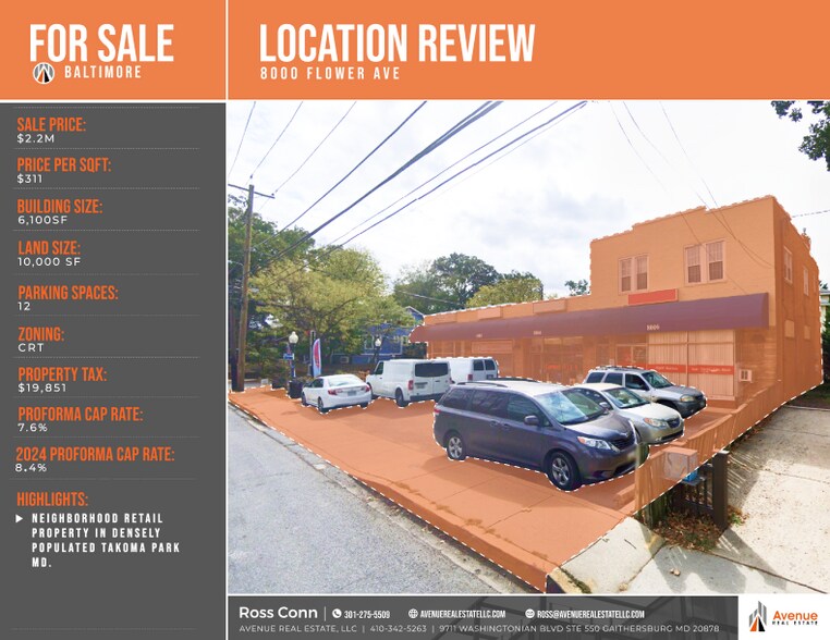8000 Flower Ave, Takoma Park, MD à vendre - Photo de l’immeuble – Image 2 sur 6