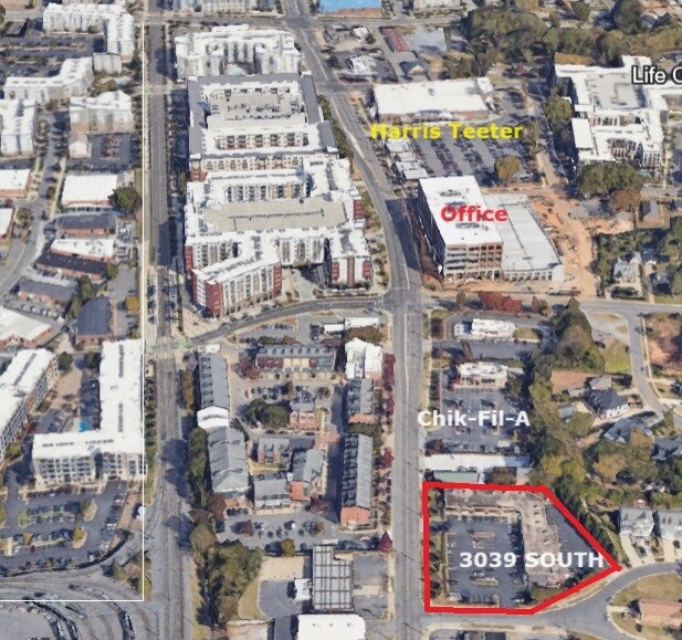 3039 South Blvd, Charlotte, NC à louer - Photo de l’immeuble – Image 3 sur 3