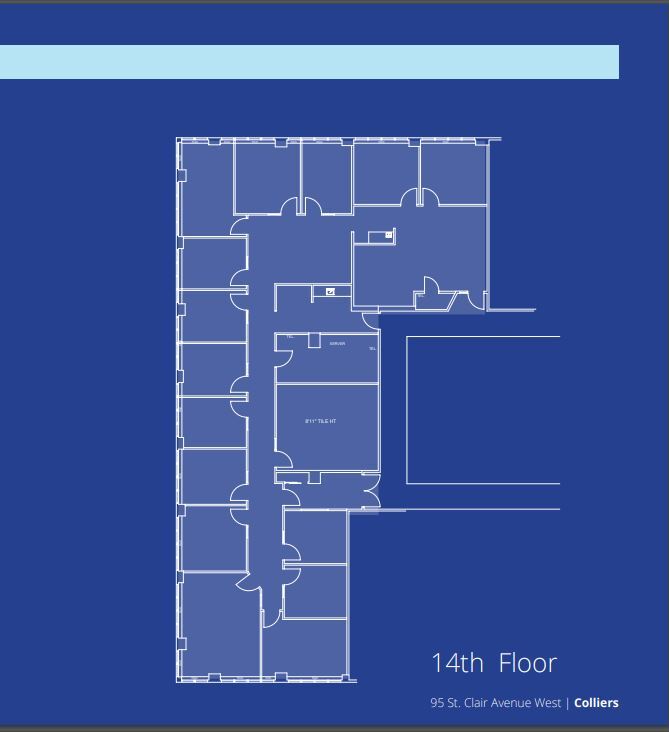 95 St Clair Ave W, Toronto, ON à louer Plan d’étage– Image 1 sur 1