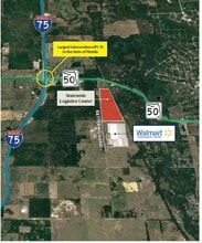 SR 50 & Kettering Rd, Brooksville, FL - Vue aérienne vue de carte - Image1