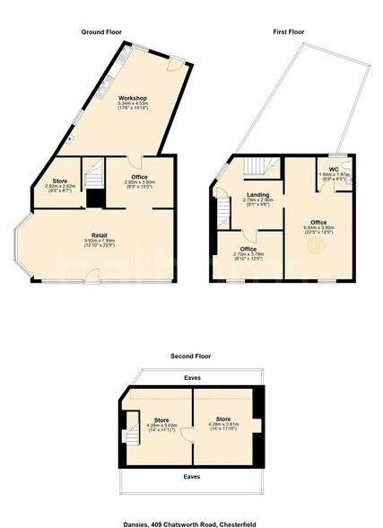 409 Chatsworth Rd, Chesterfield à louer - Plan d’étage – Image 3 sur 6