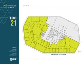 1601 5th Ave, Seattle, WA à louer Plan d’étage– Image 2 sur 2