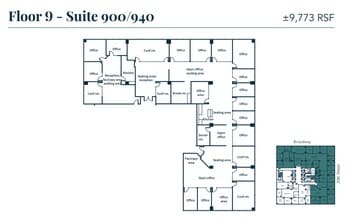 1970 Broadway, Oakland, CA à louer Plan d’étage– Image 2 sur 2