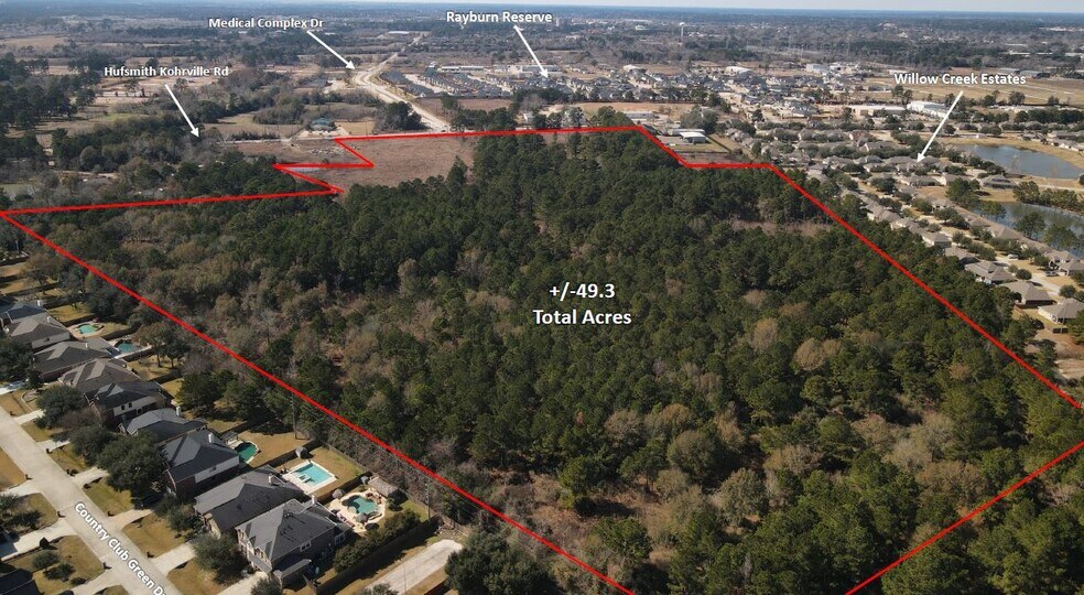 21714 Hufsmith Korhville Rd, Tomball, TX à vendre - Aérien – Image 3 sur 3