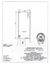 108 Clematis Ave, Waltham, MA à louer Plan d’étage– Image 1 sur 1