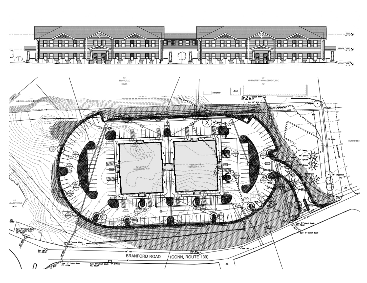 28 Branford Rd, North Branford, CT à louer Plan de site– Image 1 sur 1