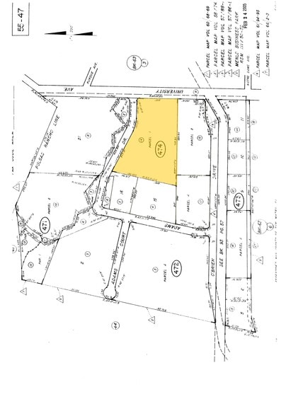1605 Adams Dr, Menlo Park, CA à louer - Plan cadastral – Image 2 sur 7