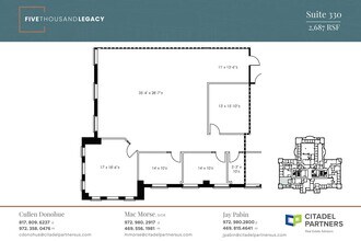 5000 Legacy Dr, Plano, TX à louer Plan d’étage– Image 1 sur 1