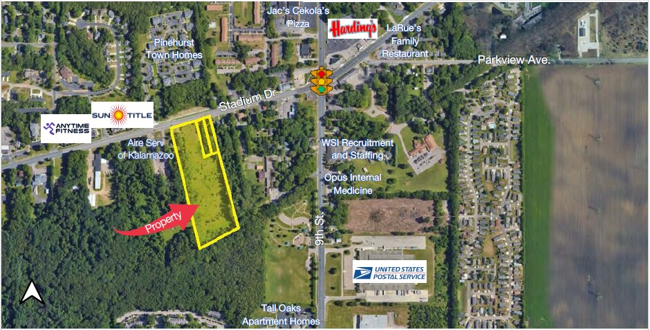 6745 Stadium Dr, Kalamazoo, MI à vendre - Photo de l’immeuble – Image 1 sur 3