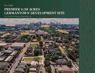 Plus de détails pour 1317-1319A 5th Ave N Ave, Nashville, TN - Terrain à vendre