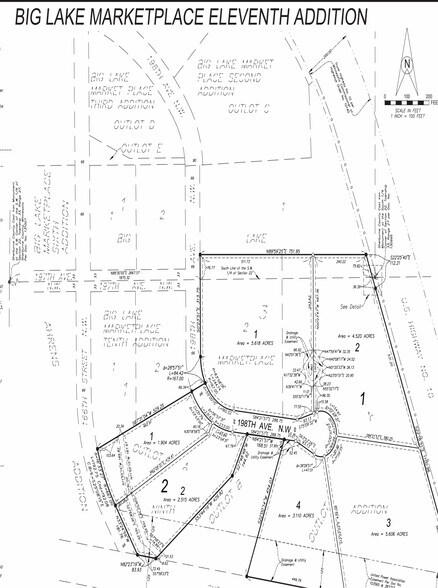 XXX 166th St NW, Big Lake, MN à vendre - Plan cadastral – Image 2 sur 3