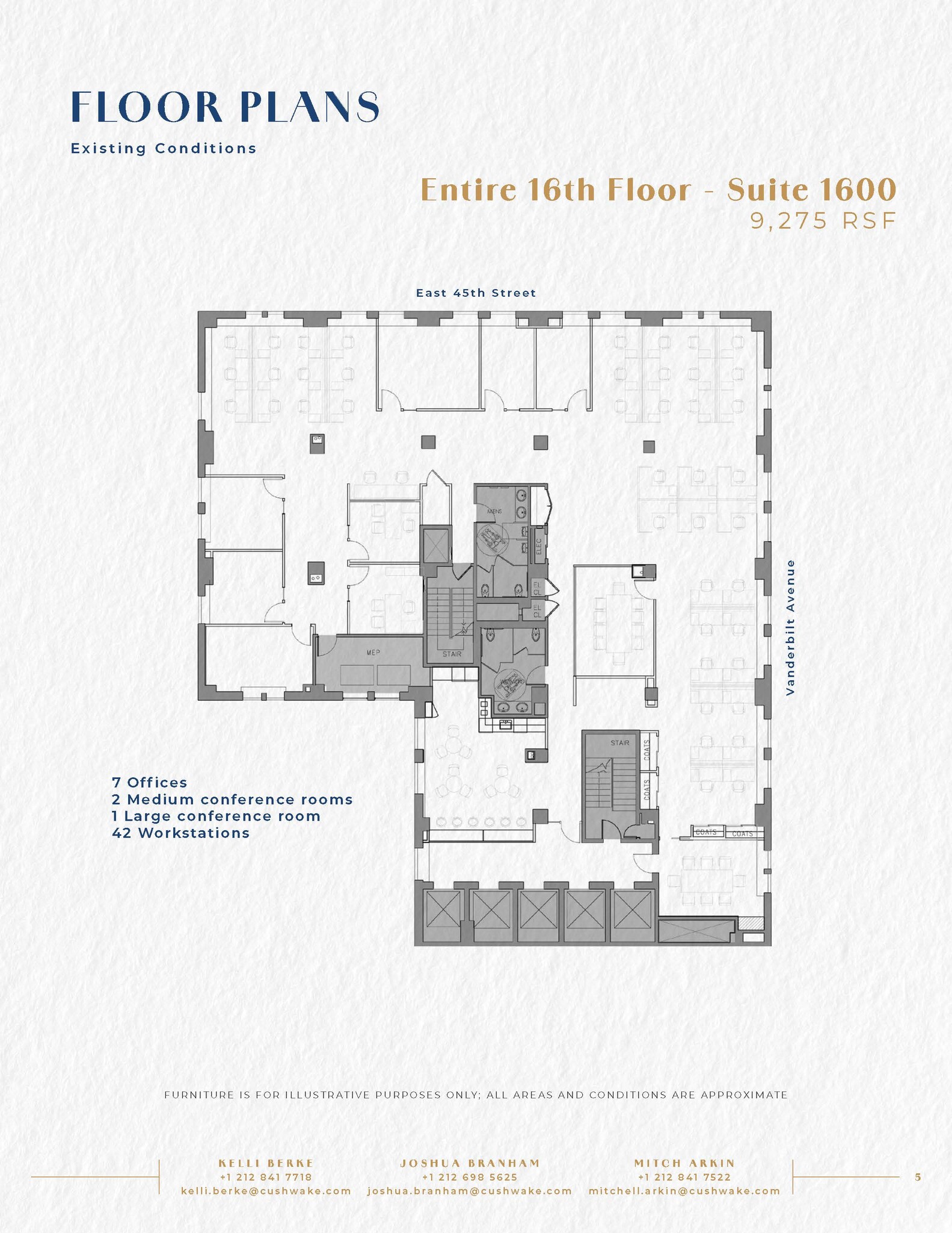 52 Vanderbilt Ave, New York, NY à louer Plan d’étage– Image 1 sur 6