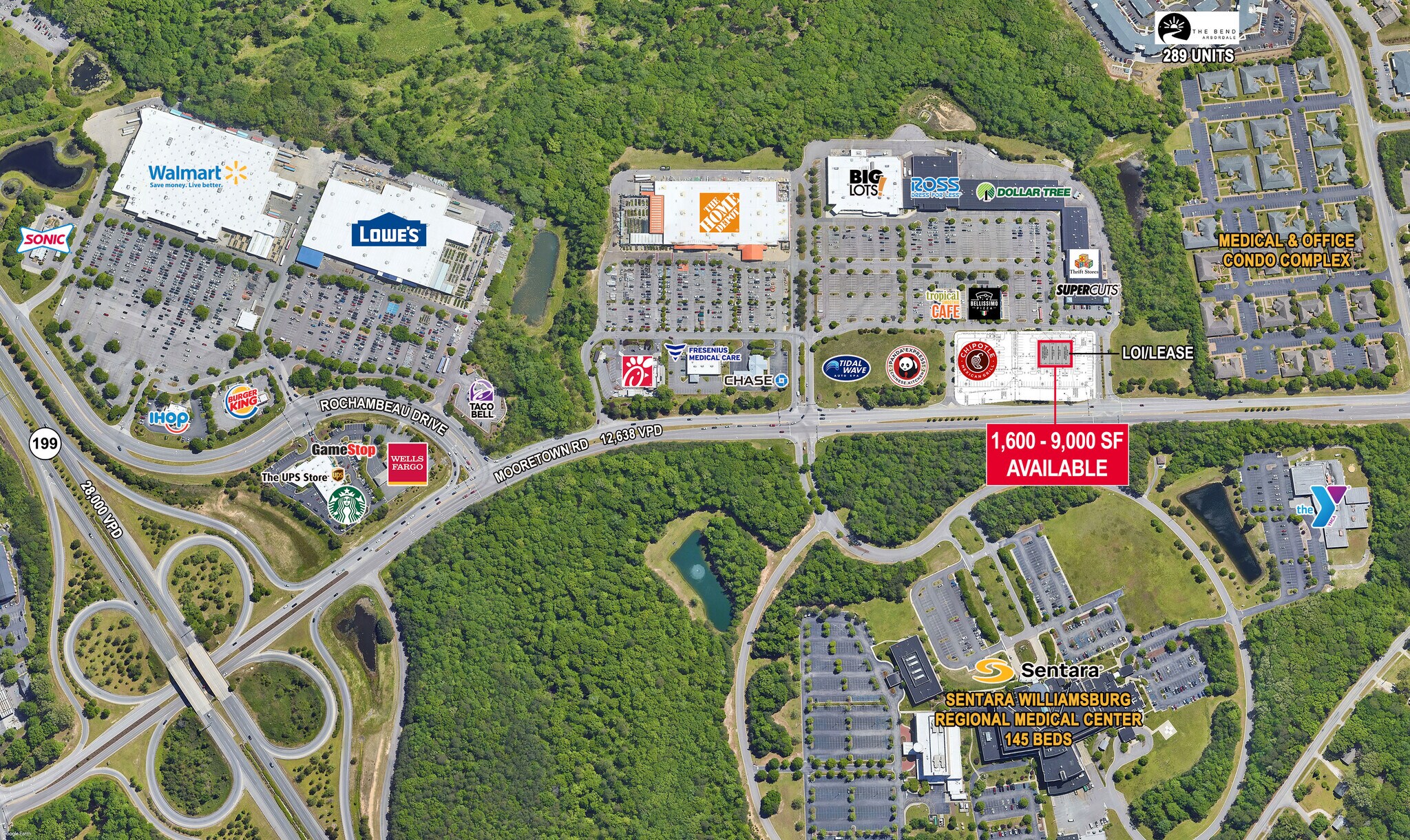 6624 Mooretown Rd, Williamsburg, VA à louer Aérien– Image 1 sur 4