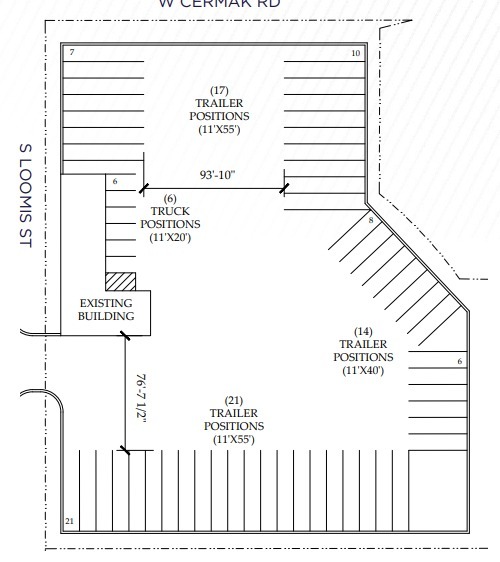 2217 S Loomis St, Chicago, IL à louer Plan de site– Image 1 sur 1