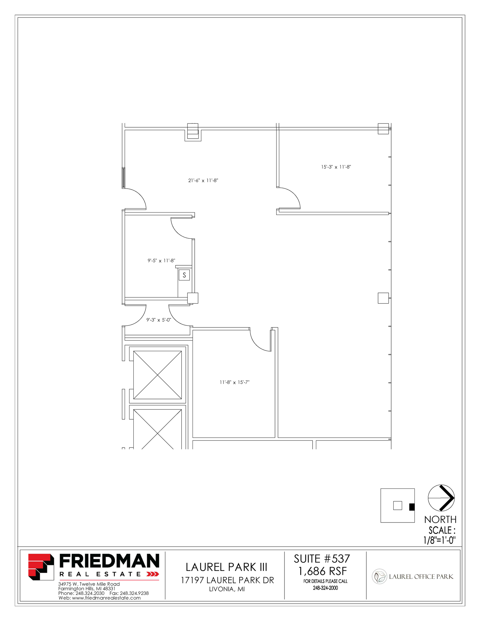 17197 N Laurel Park Dr, Livonia, MI à louer Photo de l’immeuble– Image 1 sur 2