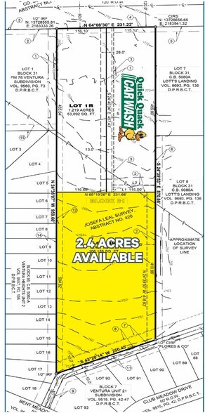8314 FM 78, Converse, TX à vendre - Plan cadastral – Image 2 sur 2