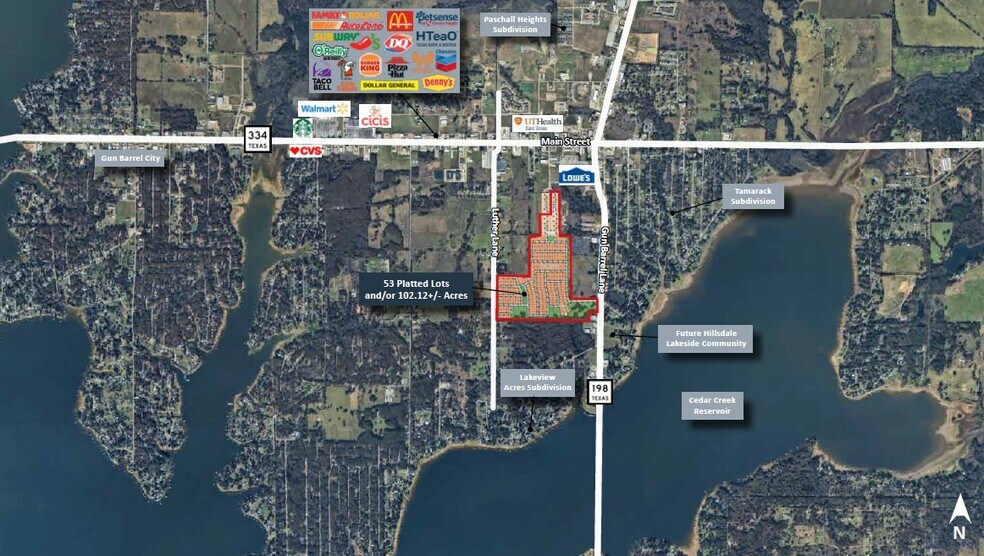 104 Wesson St, Gun Barrel City, TX à vendre - Photo de l’immeuble – Image 1 sur 3