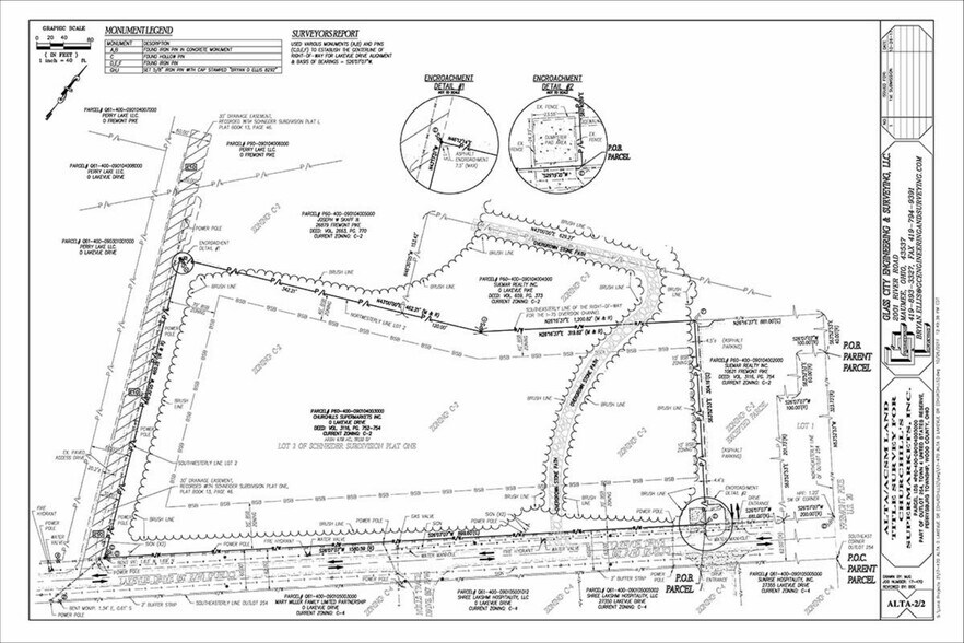 0 Lakevue Dr, Perrysburg, OH à vendre - Plan cadastral – Image 2 sur 2