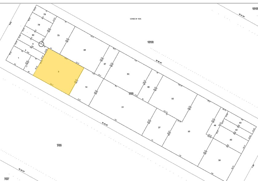 257 W 39th St, New York, NY à louer - Plan cadastral – Image 2 sur 2