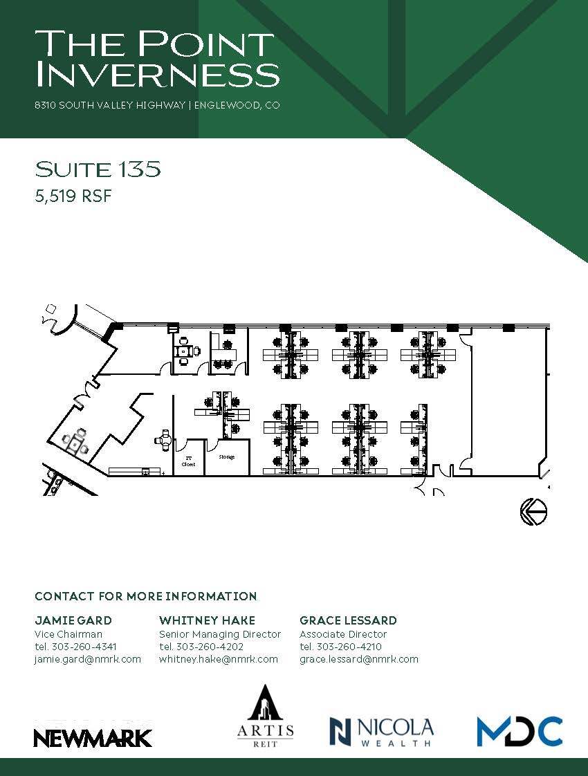 8310 S Valley Hwy, Englewood, CO à louer Plan d’étage– Image 1 sur 1