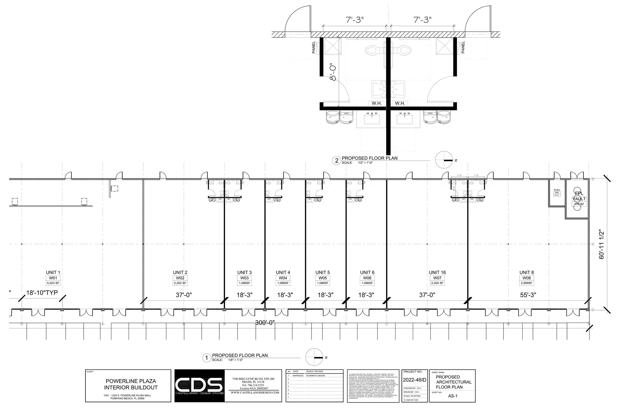 1301-1325 S Powerline Rd, Pompano Beach, FL à louer Plan de site– Image 1 sur 1
