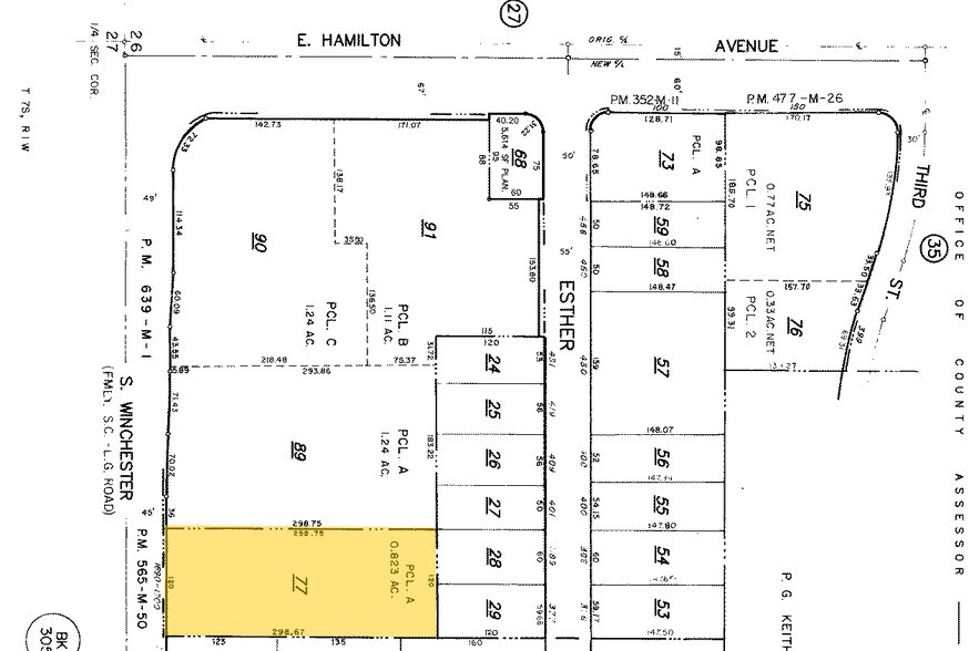 1700 S Winchester Blvd, Campbell, CA à louer - Plan cadastral – Image 2 sur 3