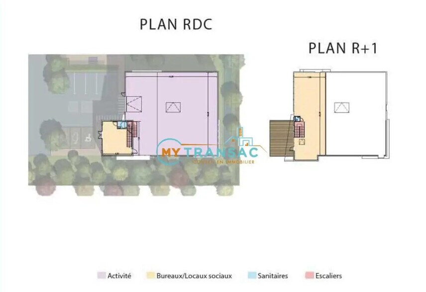 Local d'activités dans Bondoufle à vendre - Plan d’étage – Image 3 sur 6