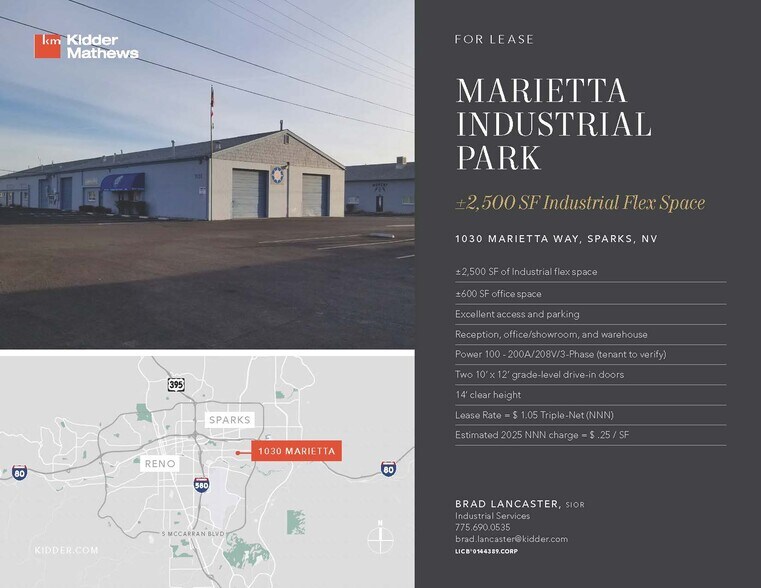 1030 Marietta Way, Sparks, NV à louer - Photo de l’immeuble – Image 1 sur 4