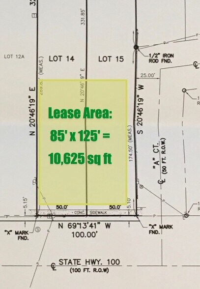 47471 State Highway 100, Laguna Heights, TX à louer - Plan cadastral – Image 3 sur 3