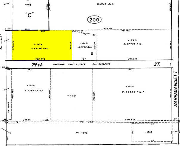 6516 W 74th St, Bedford Park, IL à louer - Plan cadastral – Image 2 sur 4